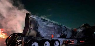 #VIDEO // Mueren 4 trabajadores tras la explosión de una pipa con chapopote en Tlaquepaque