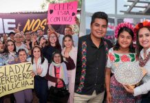 Gladyz Butanda abandera en Capula la lucha pacífica por la transformación