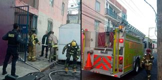 Se registra incendio de domicilio en la colonia Ventura Puente, Morelia