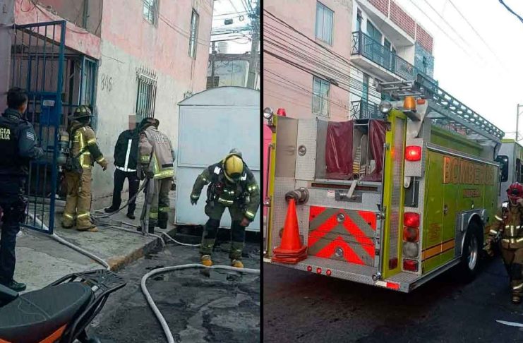 Se registra incendio de domicilio en la colonia Ventura Puente, Morelia