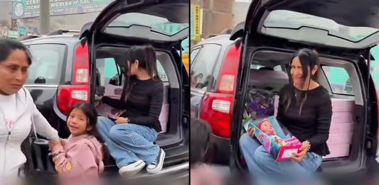 #VIDEO // “Pónganse a trabajar”: Influencer discute con madres y niños por no gustarles los juguetes