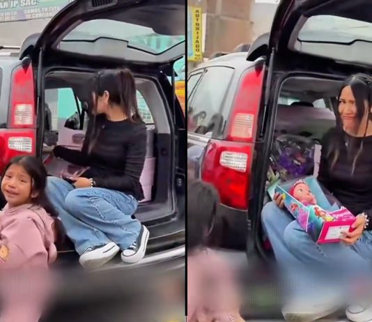 #VIDEO // “Pónganse a trabajar”: Influencer discute con madres y niños por no gustarles los juguetes