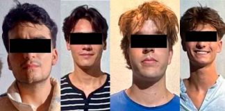 Detienen a 4 jóvenes por orinar y beber en las calles de Centrito Valle en San Pedro
