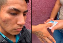 #VIDEO // Mamá obliga a su hijo a dar la cara y pagar lo que robó en una panadería de Morelia