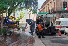 Gobierno de Morelia da mantenimiento a Andador El Nigromante