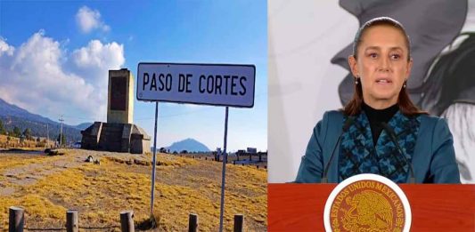 “Se molestan los que lo veneran”: Sheinbaum defiende cambio de nombre del Paso de Cortés
