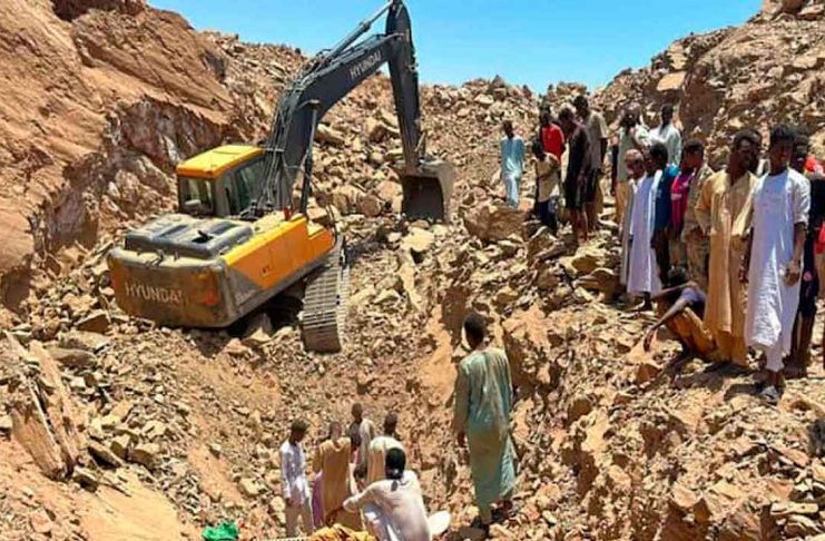 Sube a más de 100 la cifra de muertos tras derrumbe en una mina de oro en Zamboye