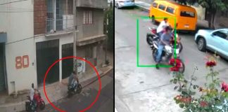 #VIDEO // Roban motocicleta de trabajo en la calle Curtidores de Teremendo en Morelia