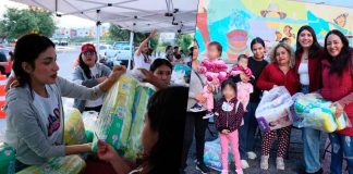Seimujer entrega más de 21 mil pañales a madres de Villas del Pedregal