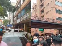 #VIDEO // Reportan sismo de 5.1 en Santander, Colombia; evacuan edificios en Bogotá