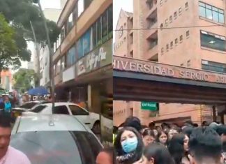 #VIDEO // Reportan sismo de 5.1 en Santander, Colombia; evacuan edificios en Bogotá