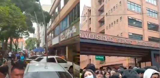 #VIDEO // Reportan sismo de 5.1 en Santander, Colombia; evacuan edificios en Bogotá