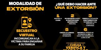 ¿Sabes cómo actuar ante un intento de secuestro virtual? La SSP te guía para evitarlo