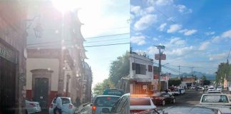 Taxistas toman el CAM y bloquean vialidades en Morelia; exigen entrega de sitios prometidos