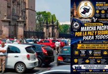 Transportistas digitales convocan a marcha por la paz y seguridad en Morelia