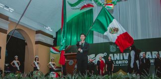 Huandacareo celebra el Grito de Independencia junto a su comunidad