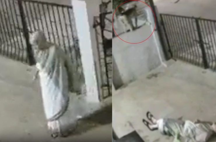 #VIDEO // Tragedia en India: mujer de 91 años muere tras ser empujada por un mono
