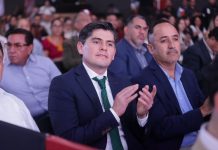 Antonio Ixtláhuac felicita al gobernador de Michoacán, Alfredo Ramírez Bedolla, por su Quinto Informe de Gobierno