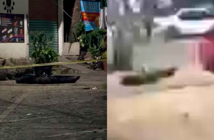 #VIDEO // Cámaras de seguridad graban abandono de cuerpo embolsado en la colonia Jacarandas