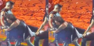#VIDEO // Alejandra Guzmán sufre grave lesión en pleno concierto y es trasladada en ambulancia en Veracruz