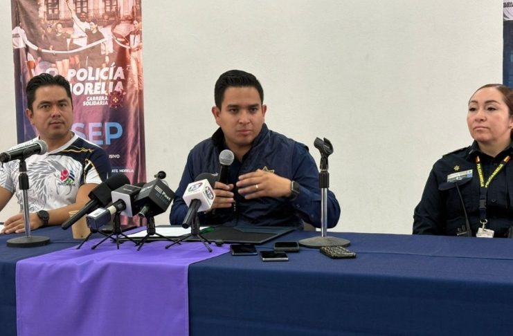 Alista Policía de Morelia carrera solidaria “Yo con Policía Morelia” a beneficio de Rescate Morelia