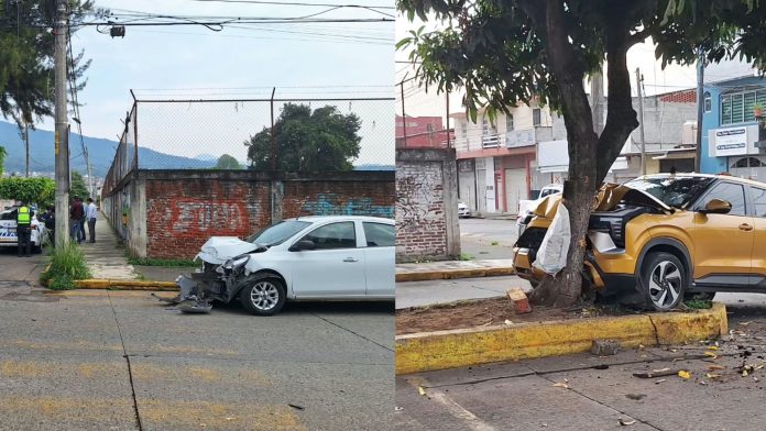 Aparatoso choque