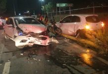 Automovilista presuntamente ebrio provoca carambola en el Ramal Camelinas; hay un herido