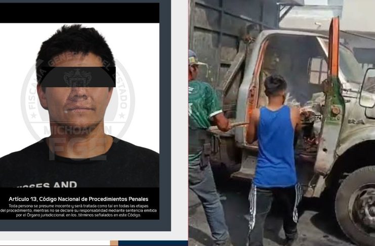 Captura FGE a “El Cocas”, presunto responsable de rociar combustible e incendiar a un trabajador de recolección de basura en Morelia