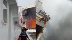 #VIDEO // Choque entre un buque de carga y un pesquero cerca del estrecho de Singapur