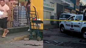 Pistoleros motorizados ejecutan a masculino en una tienda de abarrotes, en Uruapan