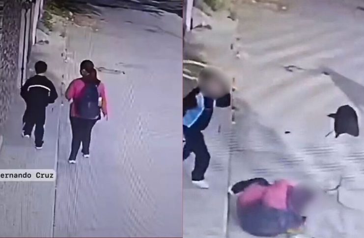 #VIDEO // Niño intenta defender a su madre durante un asalto en Zumpango