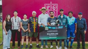 Pumas de Santa Rita se coronan campeones de la 2ª Fuerza en la liga de futbol de Huandacareo