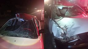 Choque entre taxi y retroexcavadora deja un herido en Huetamo