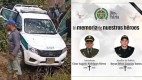 #VIDEO // Asesinan a dos policías tras ataque a patrulla oficial en Ábrego, Norte de Santander