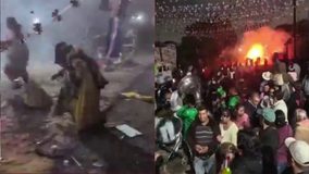 #VIDEO // Explosión de “torito” de pirotecnia deja al menos 13 lesionados en fiestas patronales de Ixtapaluca