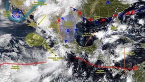 Huracán Polo toca tierra por segunda ocasión en México