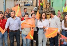 Recursos públicos se reflejan en obras: Moni Valdez inaugura concreto hidráulico en acceso principal de Tiríndaro