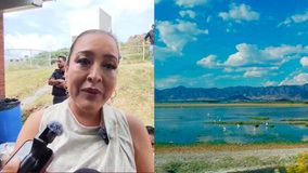 Alcaldesa de Cuitzeo pide apoyo al gobernador para limpieza del lago; está al 65% de su capacidad total
