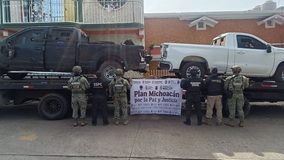 Aseguran 7 vehículos de lujo y laboratorio de metanfetamina del Cártel de Los Reyes en Tocumbo y Tingüindín