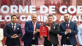 Vicente Gómez Núñez destaca coordinación institucional durante el Segundo Informe de gobierno en Madero