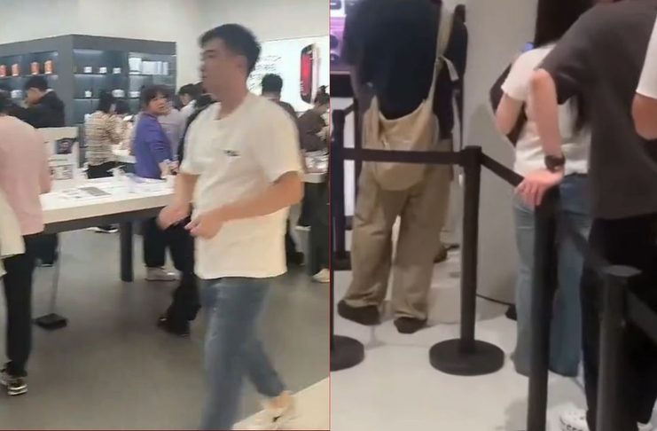 #VIDEO // Largas filas y centros comerciales abarrotados en China por el lanzamiento del iPhone 18 Pro