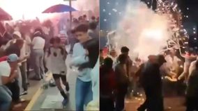 VIDEO // Explosión de pirotecnia deja 10 muertos y más de 60 heridos en templo de Temascalcingo