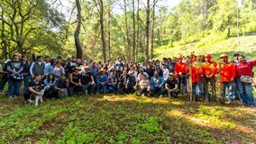 Pepe Martínez y sociedad civil plantan más de mil árboles nuevos para Morelia