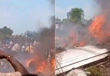 #VIDEO // Avioneta se estrella cobrando la vida de 14 personas, incluidos altos mandos militares