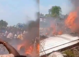 #VIDEO // Avioneta se estrella cobrando la vida de 14 personas, incluidos altos mandos militares