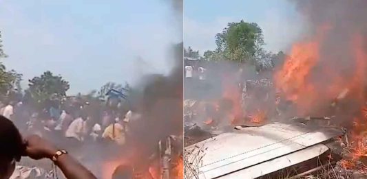 #VIDEO // Avioneta se estrella cobrando la vida de 14 personas, incluidos altos mandos militares