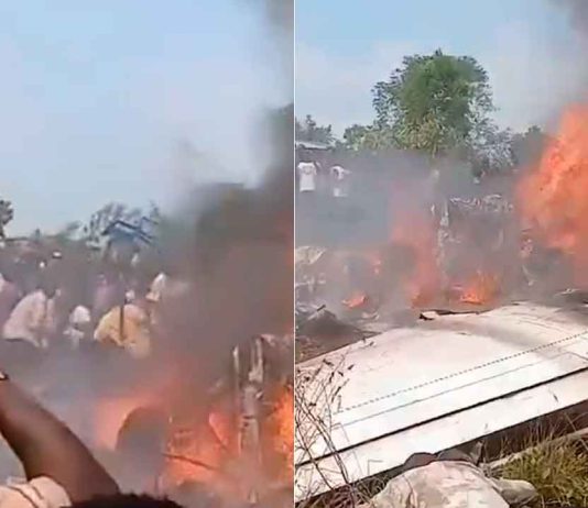 #VIDEO // Avioneta se estrella cobrando la vida de 14 personas, incluidos altos mandos militares