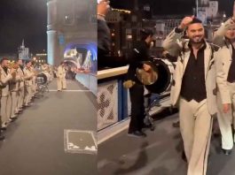 #VIDEO // ¡De Sinaloa para el mundo! Policía desaloja a Banda El Recodo de las calles de Londres