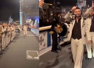 #VIDEO // ¡De Sinaloa para el mundo! Policía desaloja a Banda El Recodo de las calles de Londres