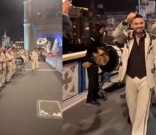 #VIDEO // ¡De Sinaloa para el mundo! Policía desaloja a Banda El Recodo de las calles de Londres
